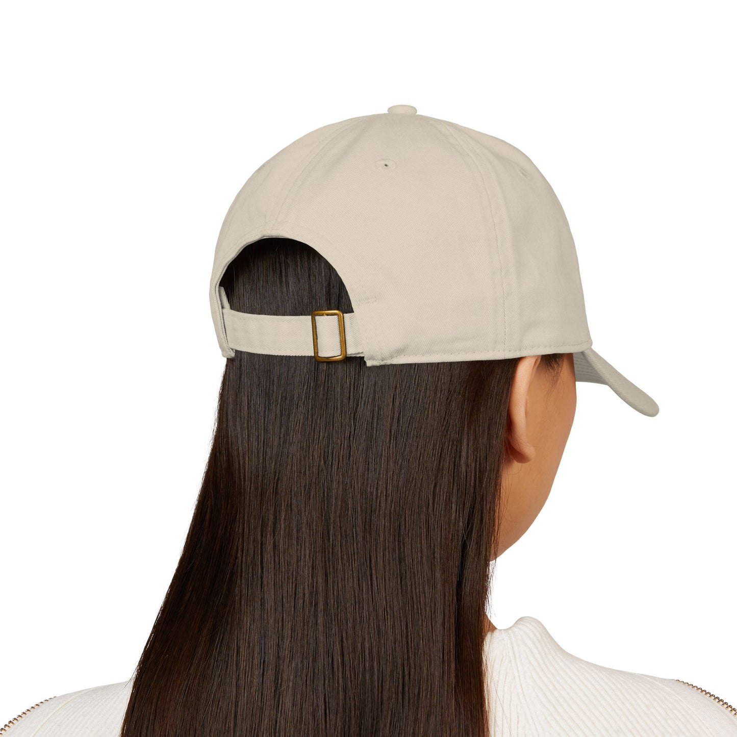 Stylish Organic Embroideried Baseball Cap, Eco-Friendly Hat