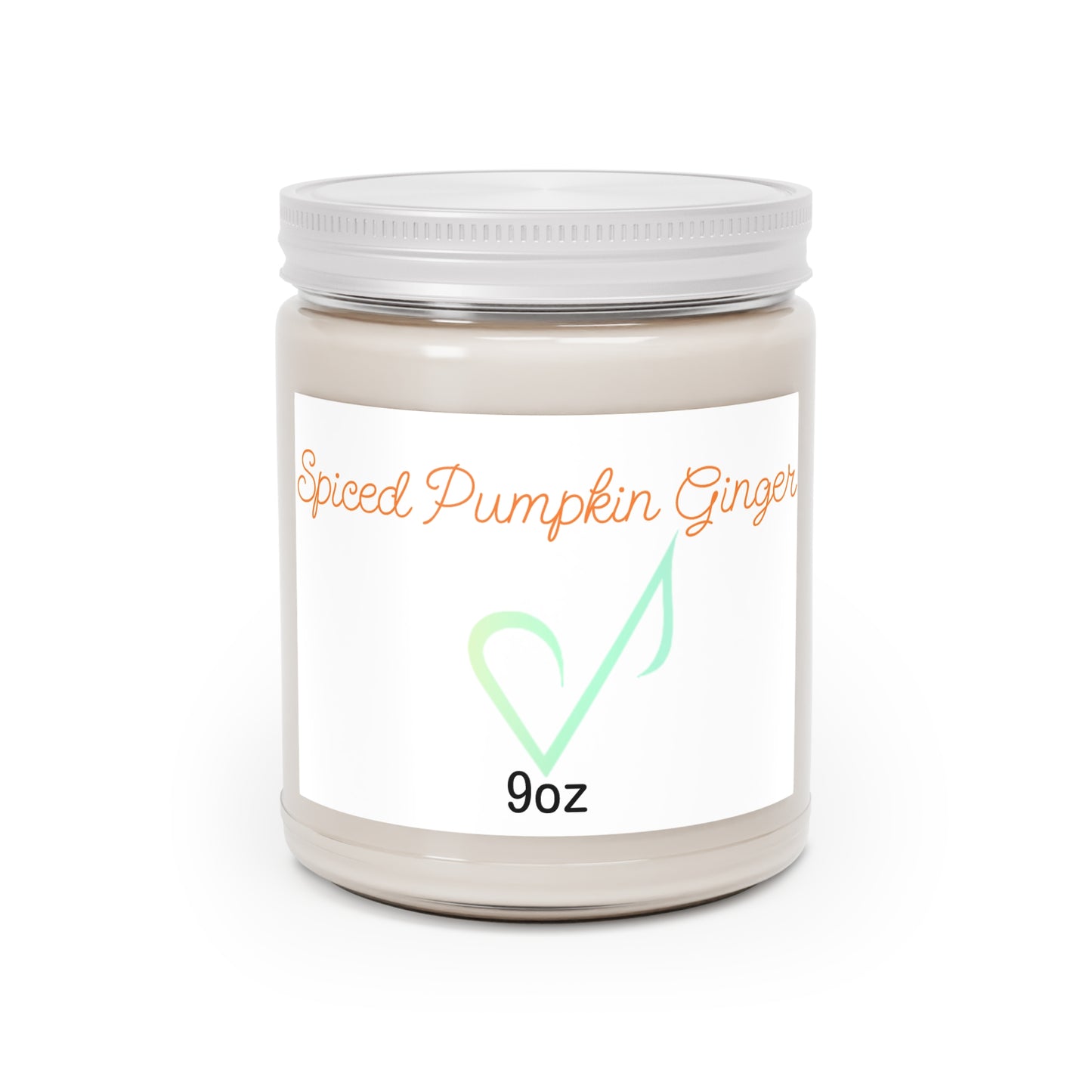 Comfort Spice Soy Candle — 9oz Scented Jar with White Lid