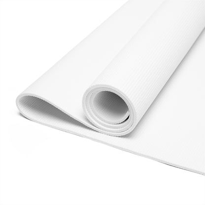 White Foam Yoga Mat — Non‑Slip Lightweight Exercise Mat