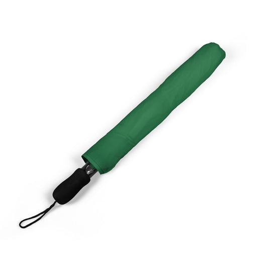 Green Compact Foldable Umbrella | Eco-Friendly Rain Gear, Travel Essentials, Lightweight Outdoor Accessory