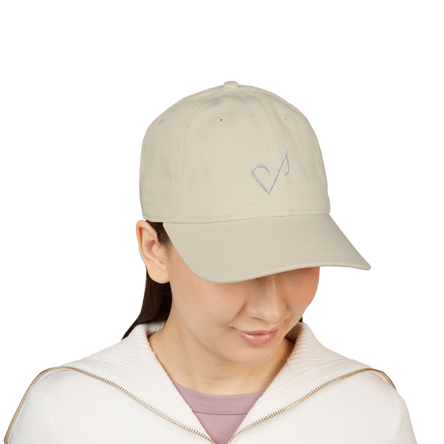 Casquette de baseball élégante en coton bio brodé, chapeau écologique