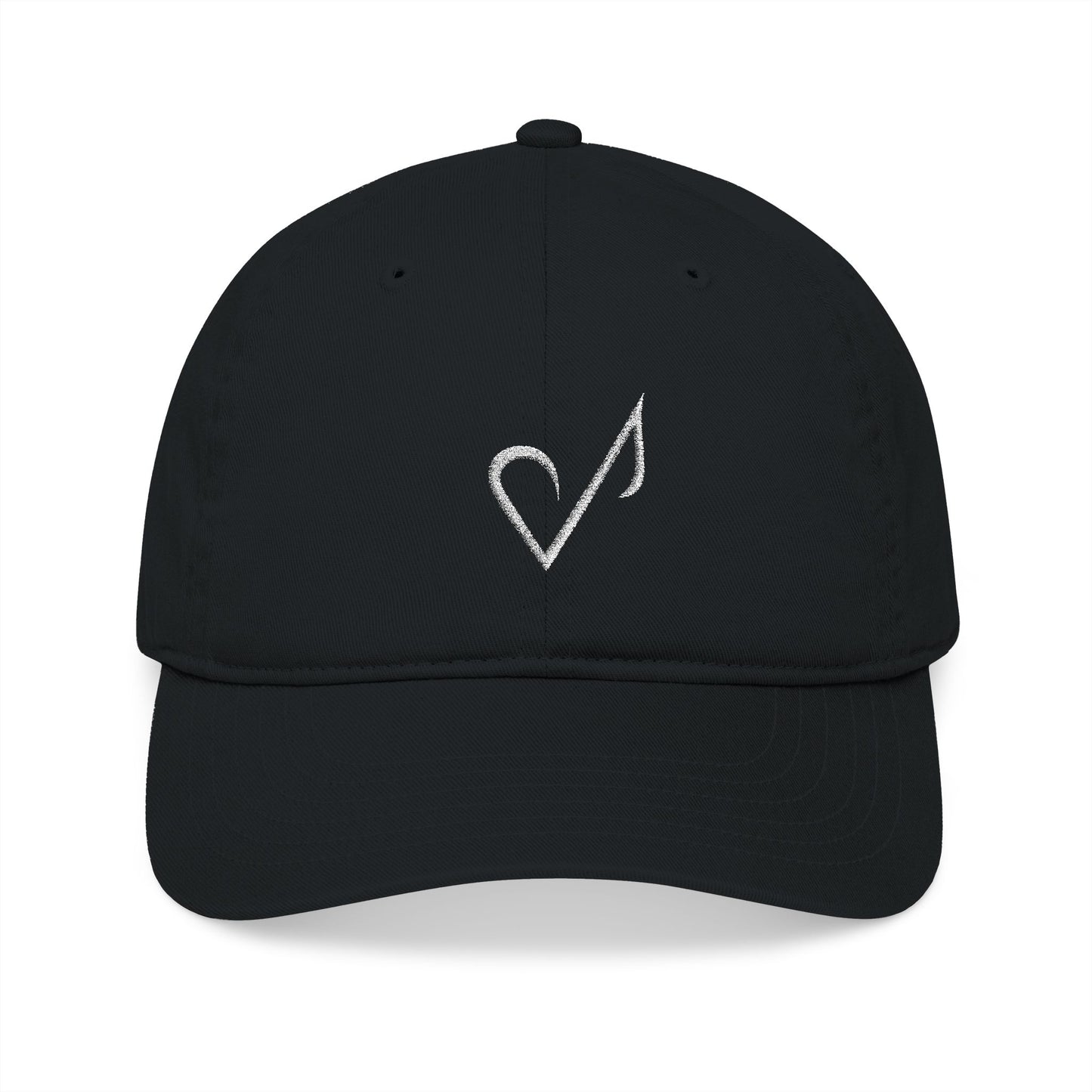 Casquette de baseball élégante en coton bio brodé, chapeau écologique