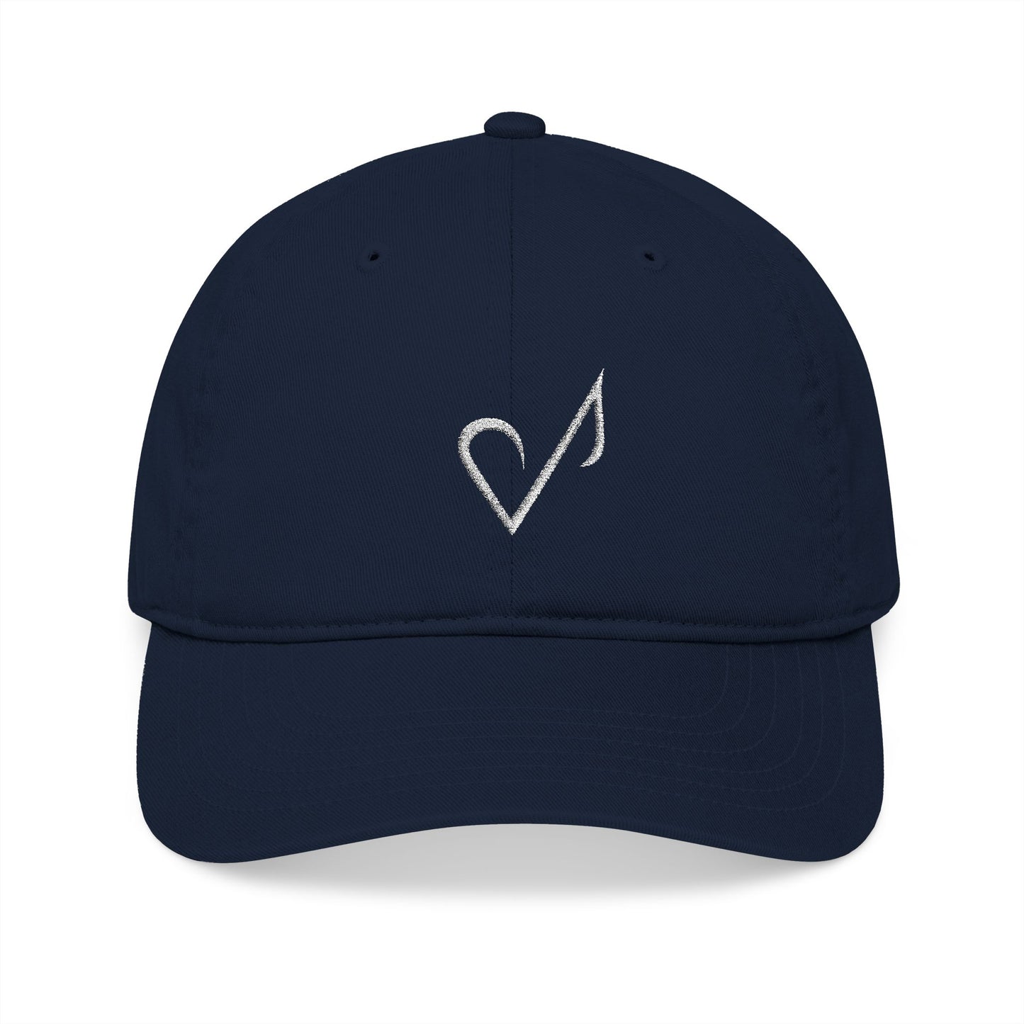 Casquette de baseball élégante en coton bio brodé, chapeau écologique