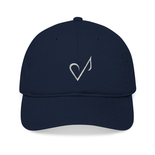 Stylish Organic Embroideried Baseball Cap, Eco-Friendly Hat