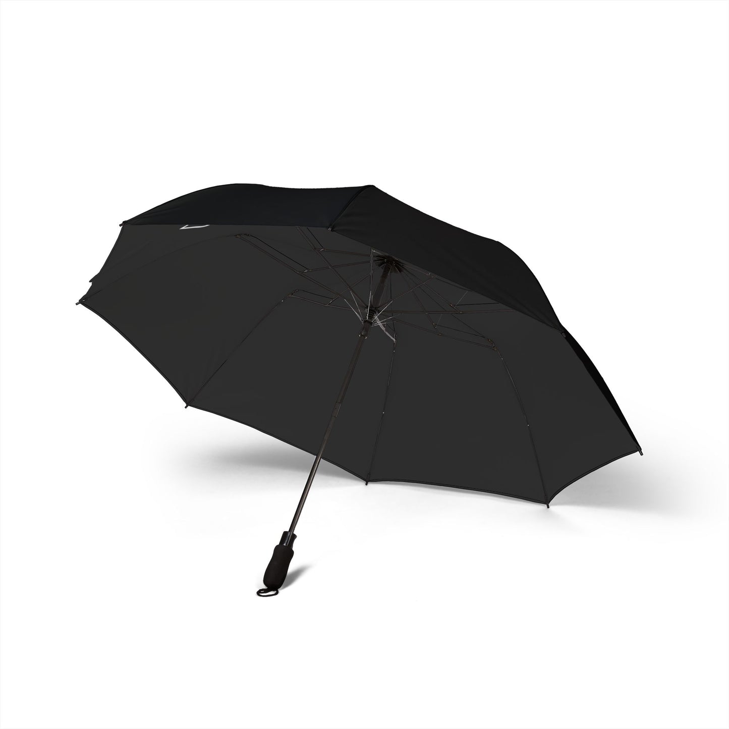 Black Compact Foldable Umbrella | Eco-Friendly Rain Gear, Travel Essentials, Lightweight Outdoor Accessory