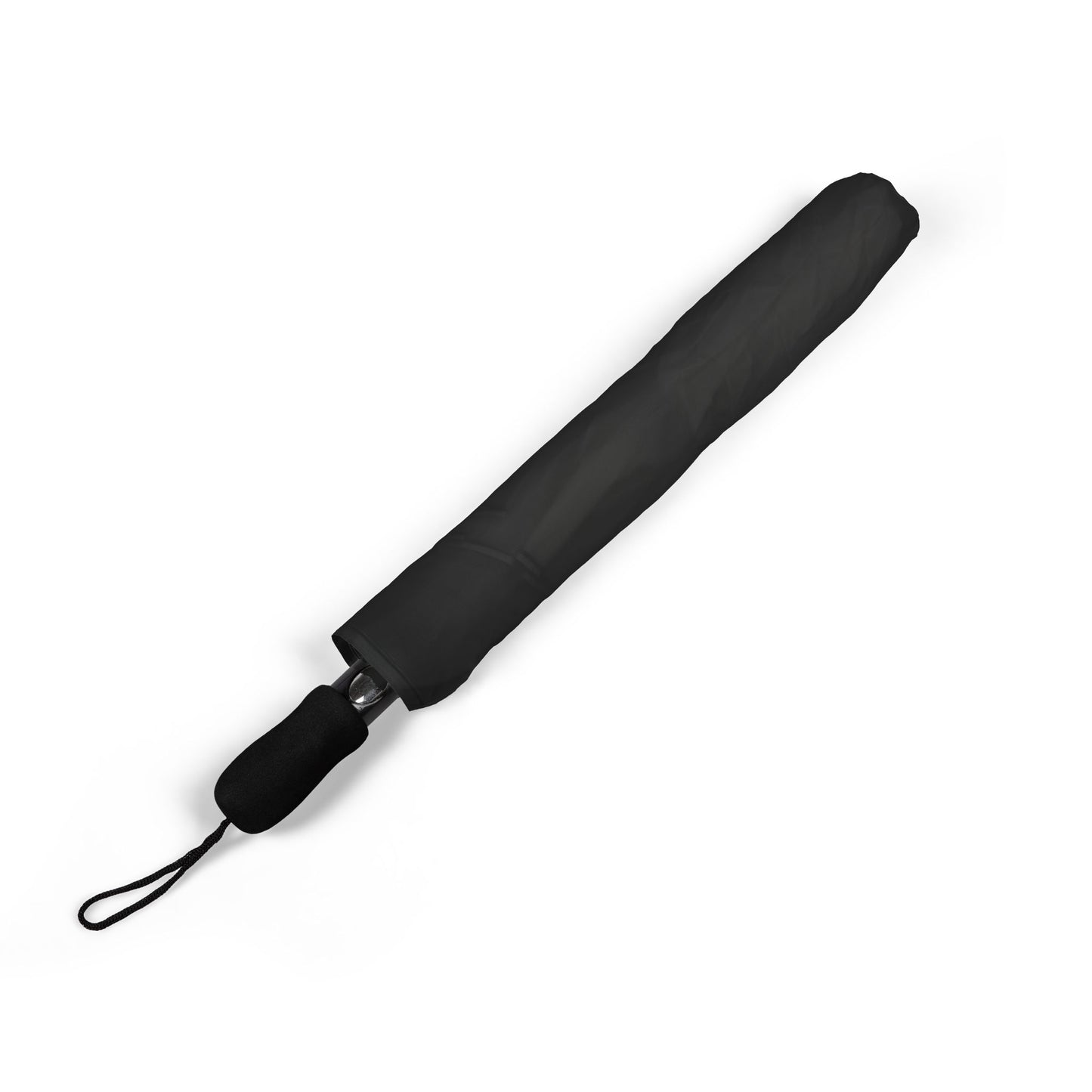 Black Compact Foldable Umbrella | Eco-Friendly Rain Gear, Travel Essentials, Lightweight Outdoor Accessory