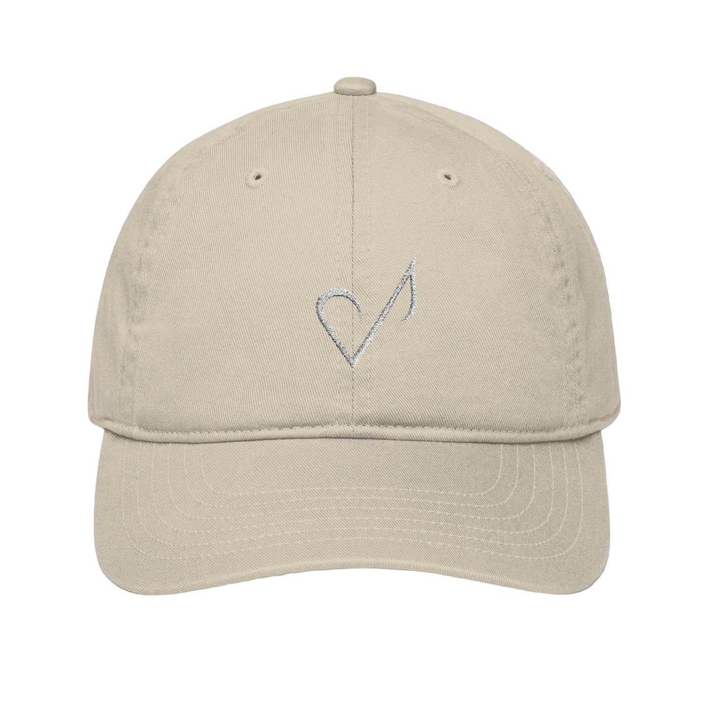 Casquette de baseball élégante en coton bio brodé, chapeau écologique